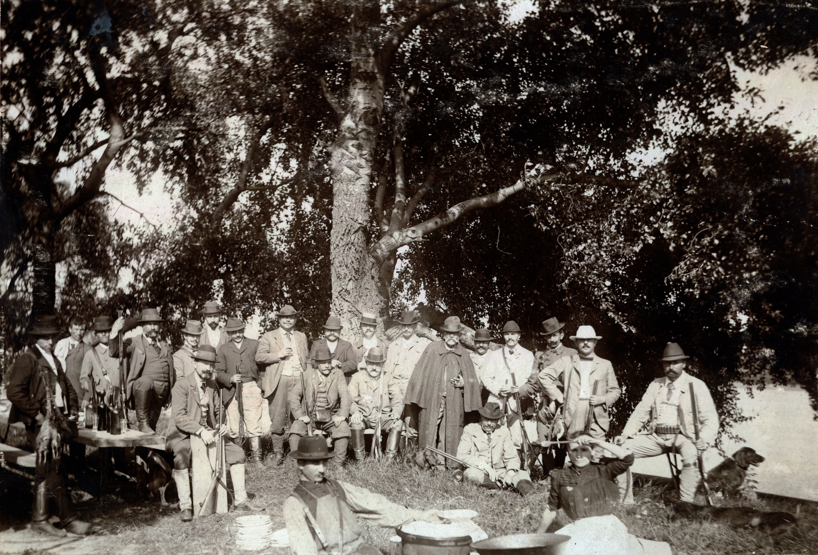 Hungary, a felvétel feltehetően egy Esztergom környéki vadászaton készült., 1900, Glatz Ödön, hunting, Fortepan #156534