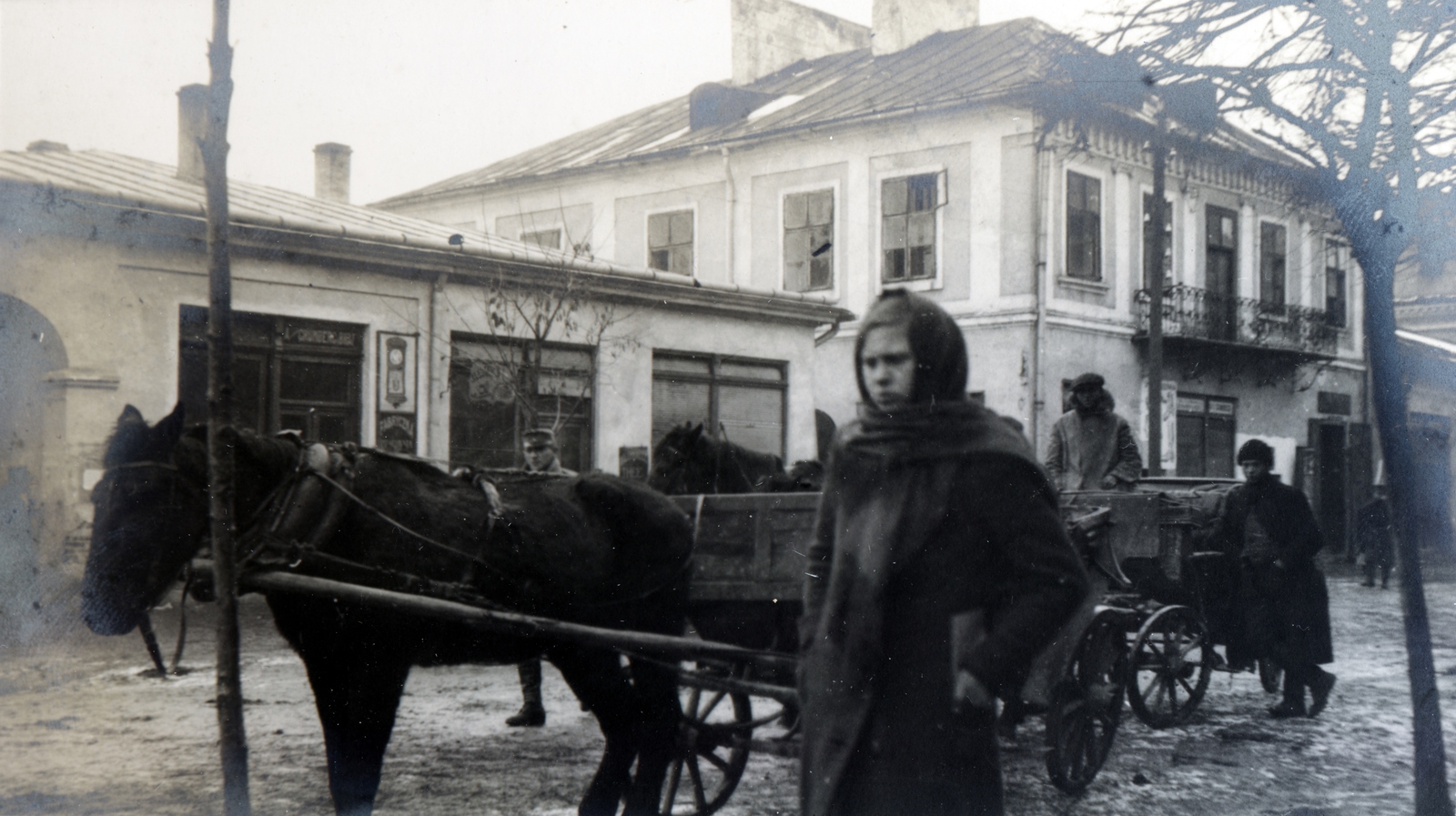 1916, Glatz Ödön, Horse-drawn carriage, Fortepan #156579