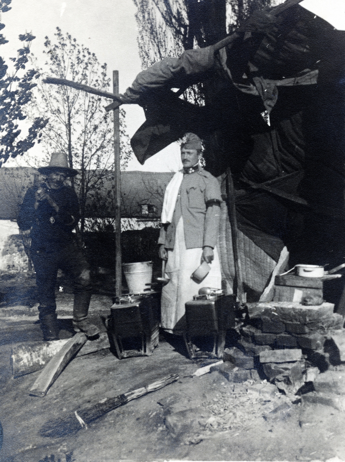 1916, Glatz Ödön, First World War, kitchen, Fortepan #156629