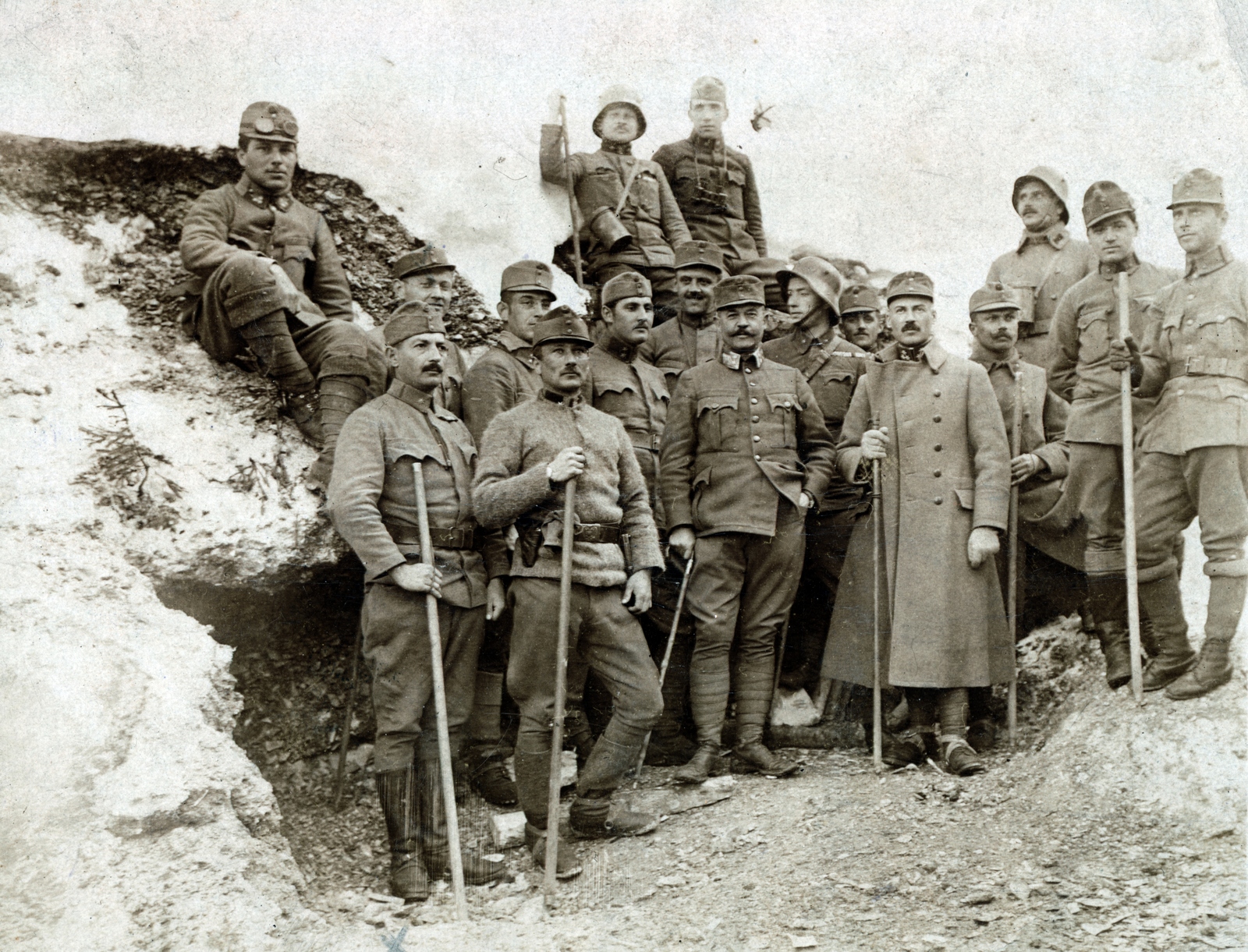 1917, Szakál Ferenc, First World War, tableau, stock, Fortepan #156632