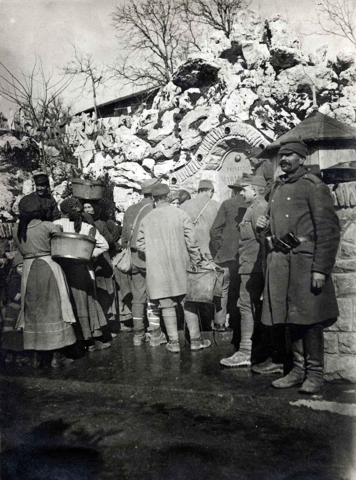 1917, Szakál Ferenc, First World War, soldier, spring, Fortepan #156636