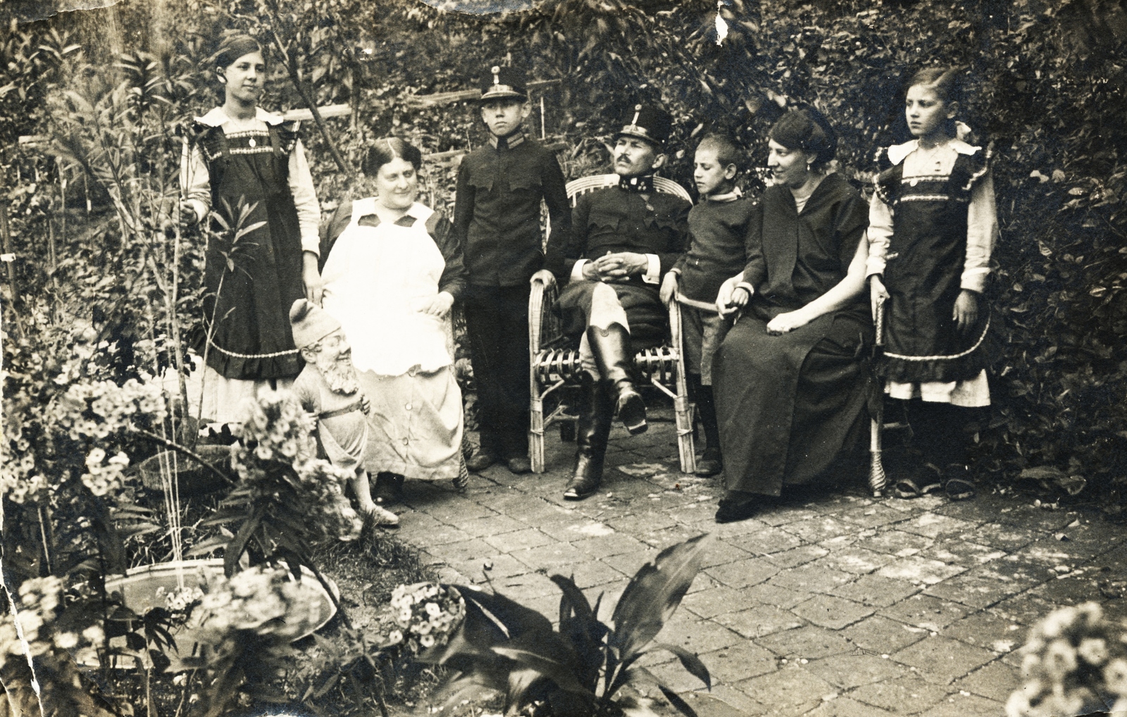 1914, Ember Csaba, family, cadet, gnome, Fortepan #156729