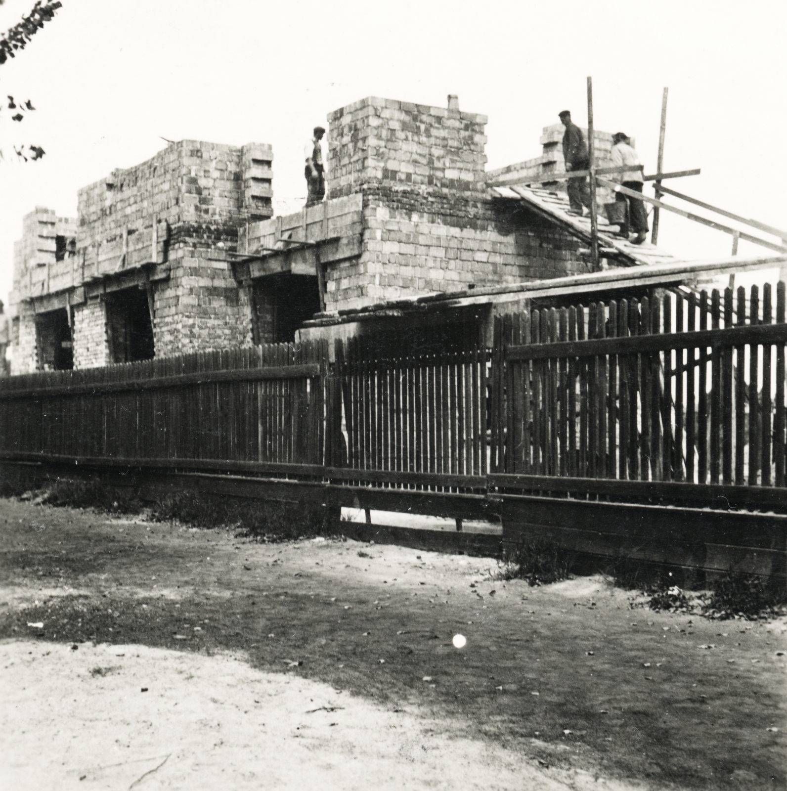Magyarország, Budapest IV., a Szent Imre utca 20. számú ház építkezése., 1937, Lencsés László, Budapest, Fortepan #156763