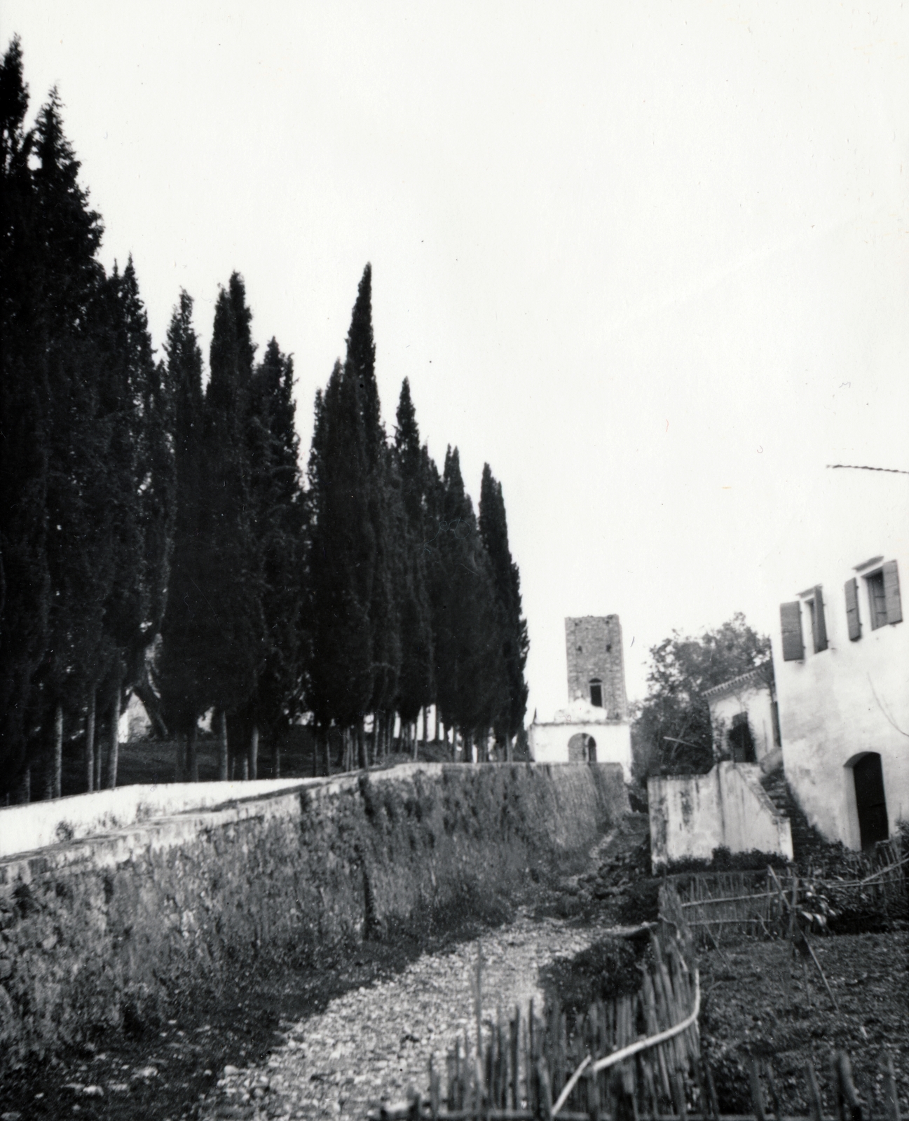 Greece, Corfu, 1900, Zichy, alley, Fortepan #157840