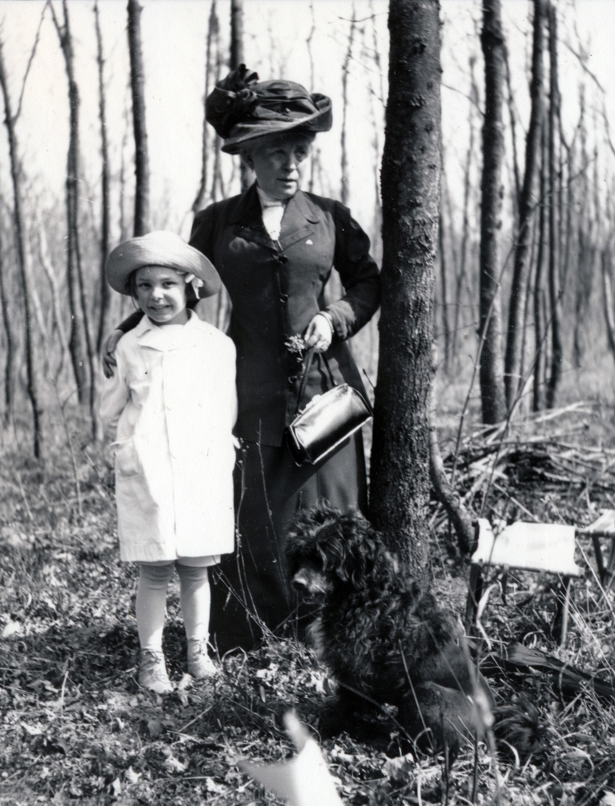 1900, Zichy, girl, kid, mother, Fortepan #157873