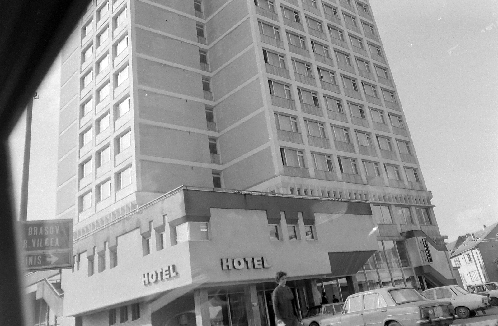 Románia,Erdély, Nagyszeben, Continental Hotel., 1977, MHSZ, szálloda, Fortepan #15790