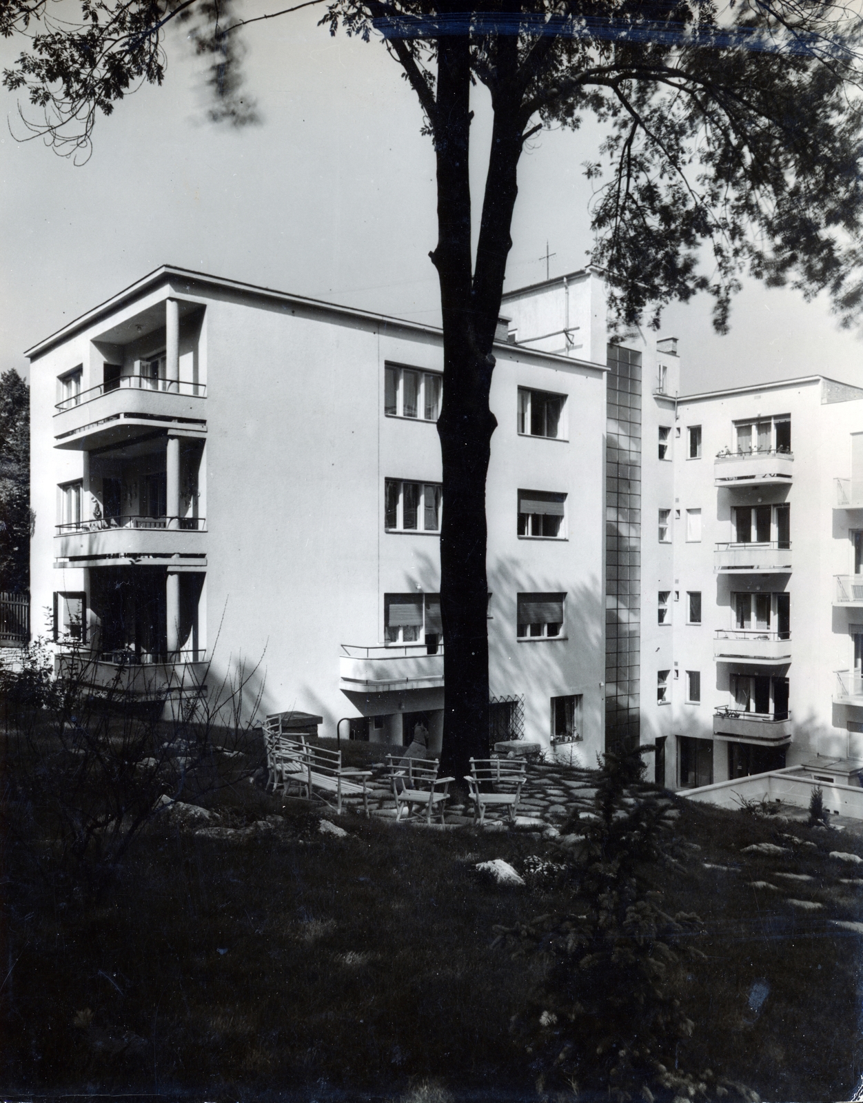 Magyarország, Budapest XII., Városmajor utca 52., 1940, Preisich család, Budapest, bérház, szék, Fortepan #158057