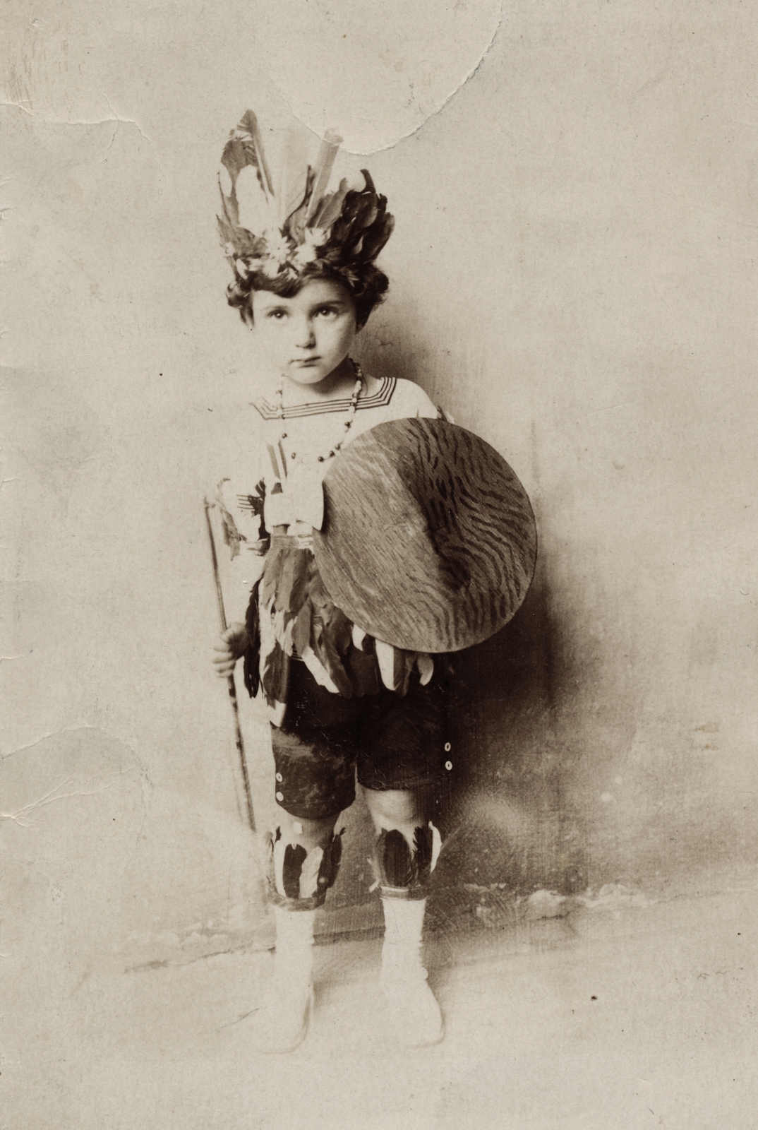 1920, Latin, costume, indian, Fortepan #158217