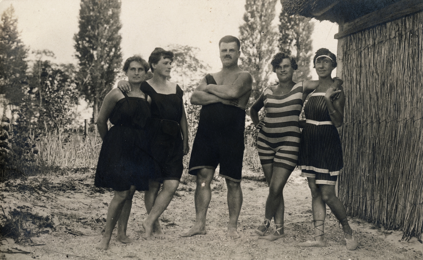 1919, Latin, bathing suit, swimming trunks, Fortepan #158225