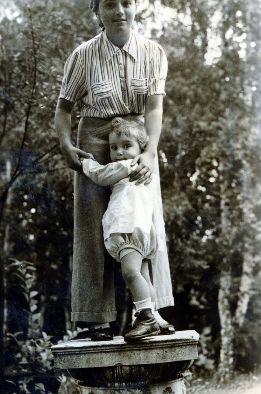 1939, Preisich család, mother, kid, Fortepan #158428