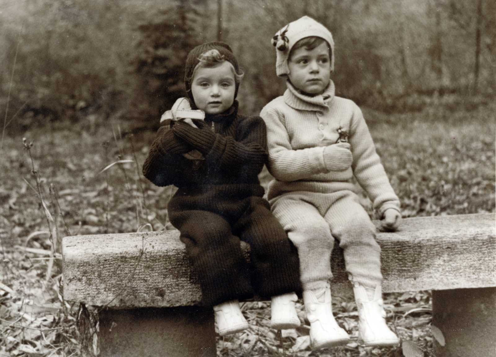 1939, Preisich család, kids, Fortepan #158430