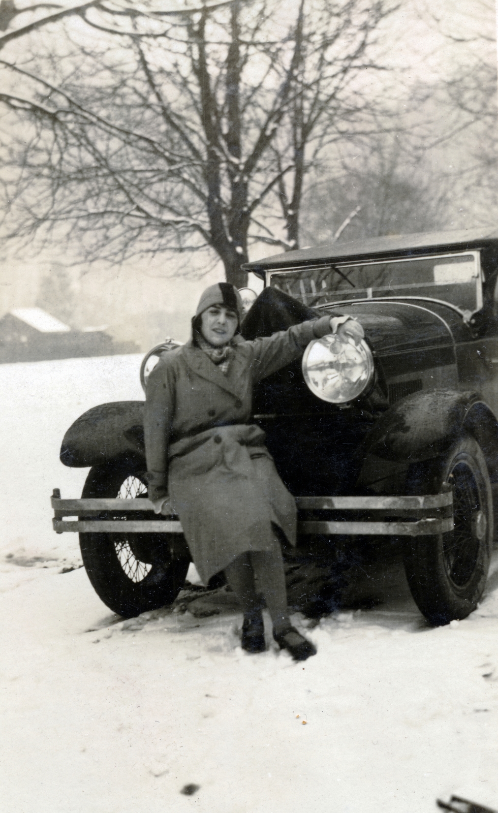 1928, Ráday Mihály, girls'n'cars, Fortepan #158817