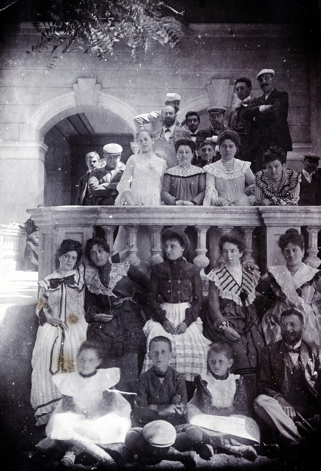 1900, Ráday Mihály, csoportkép, Fortepan #158850