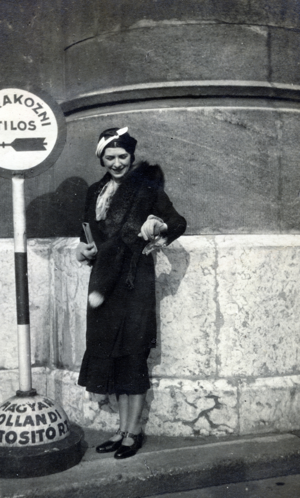 1938, Ráday Mihály, road sign, Fortepan #158972