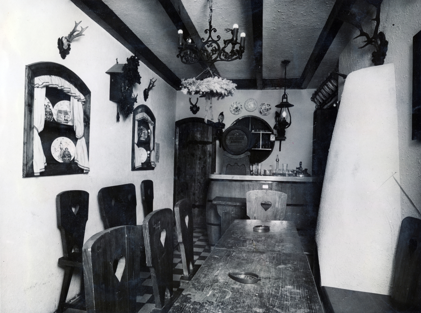 1940, Lugosi Szilvia, étterem, Fortepan #159297