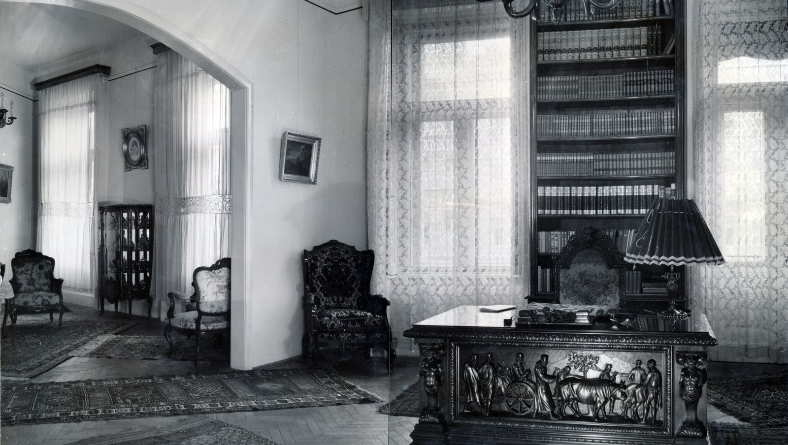 Hungary, Budapest VII., az Erzsébet (Lenin) körút 4. számú ház egyik lakása., 1958, Lugosi Szilvia, interior, Budapest, Fortepan #159307