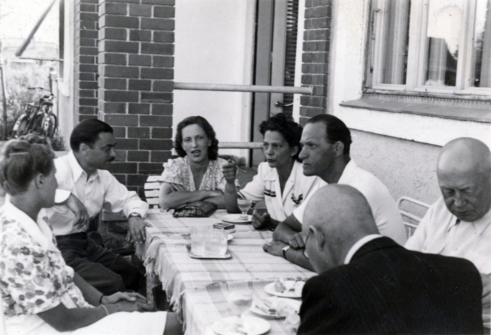 1941, Lugosi Szilvia, terrace, Fortepan #159546