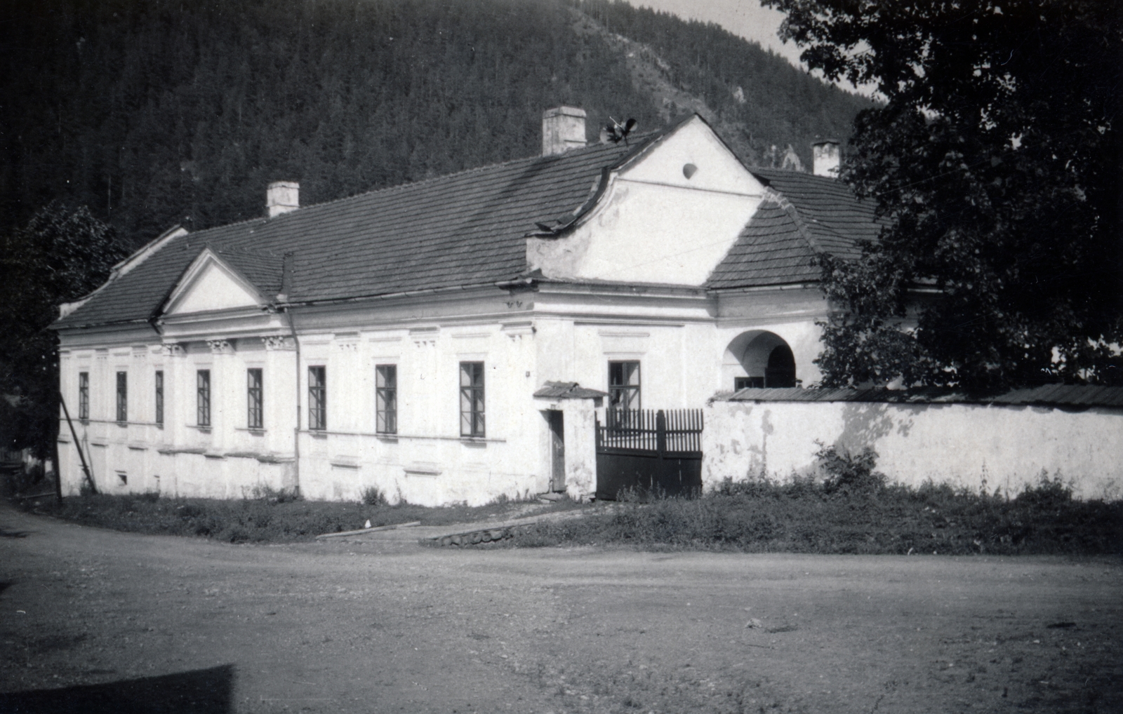 Slovakia, Kráľova Lehota, Lehotszky János kúriája., 1937, Lehoczky Feodóra, mansion, Fortepan #160015