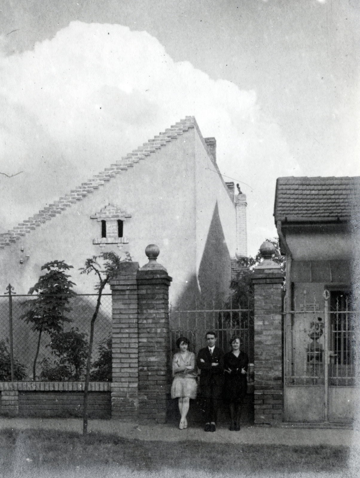 1931, Kurutz Márton, three people, Fortepan #160091