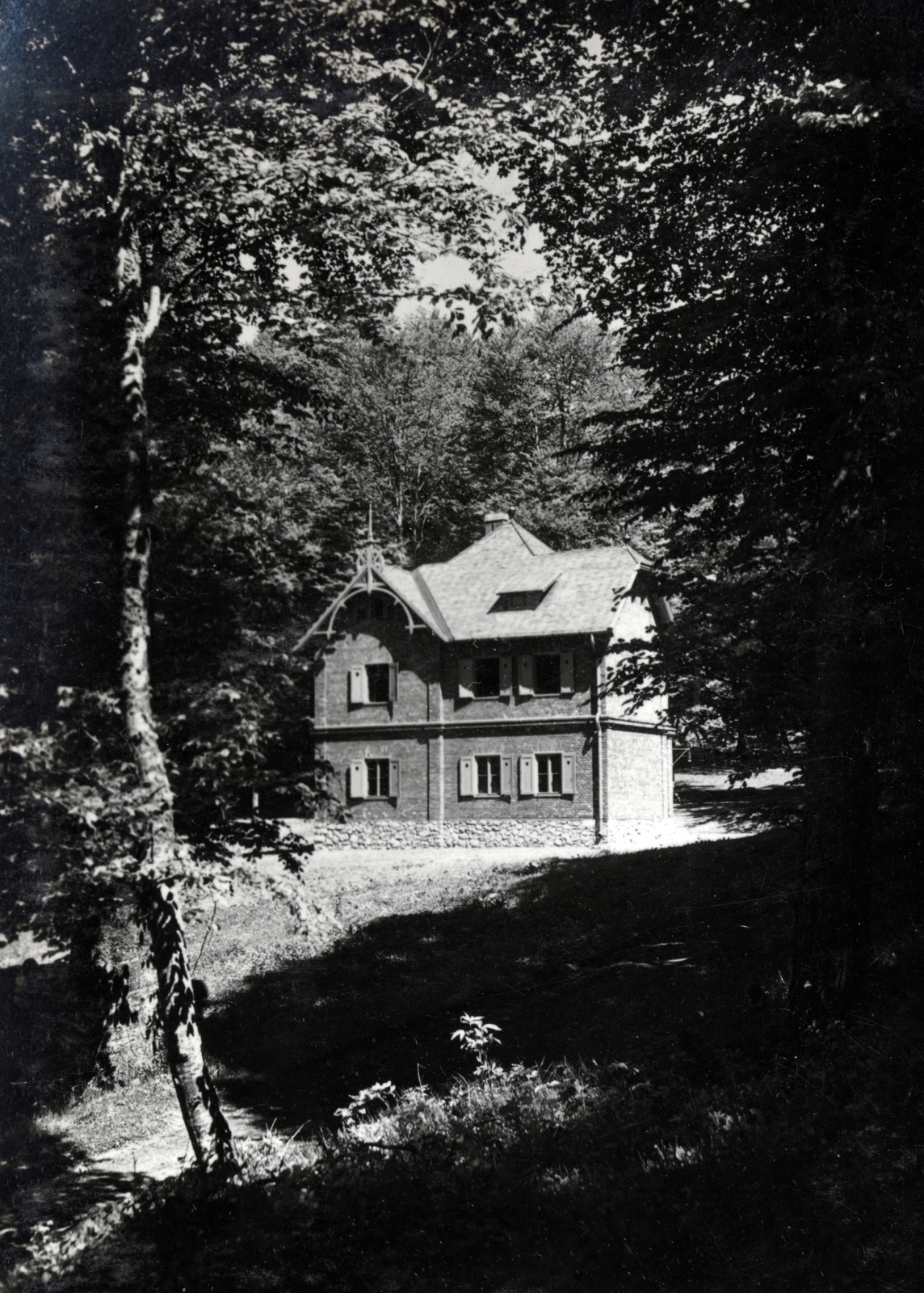 Magyarország, Nagyvisnyó,Bánkút, menedékház., 1931, Kurutz Márton, menedékház, Fortepan #160118