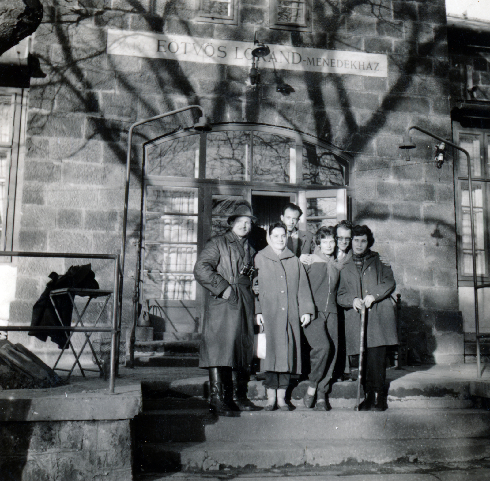 Hungary, Dobogókő, Eötvös Loránd menedékház., 1960, Márkus Richárd, tableau, Fortepan #160180