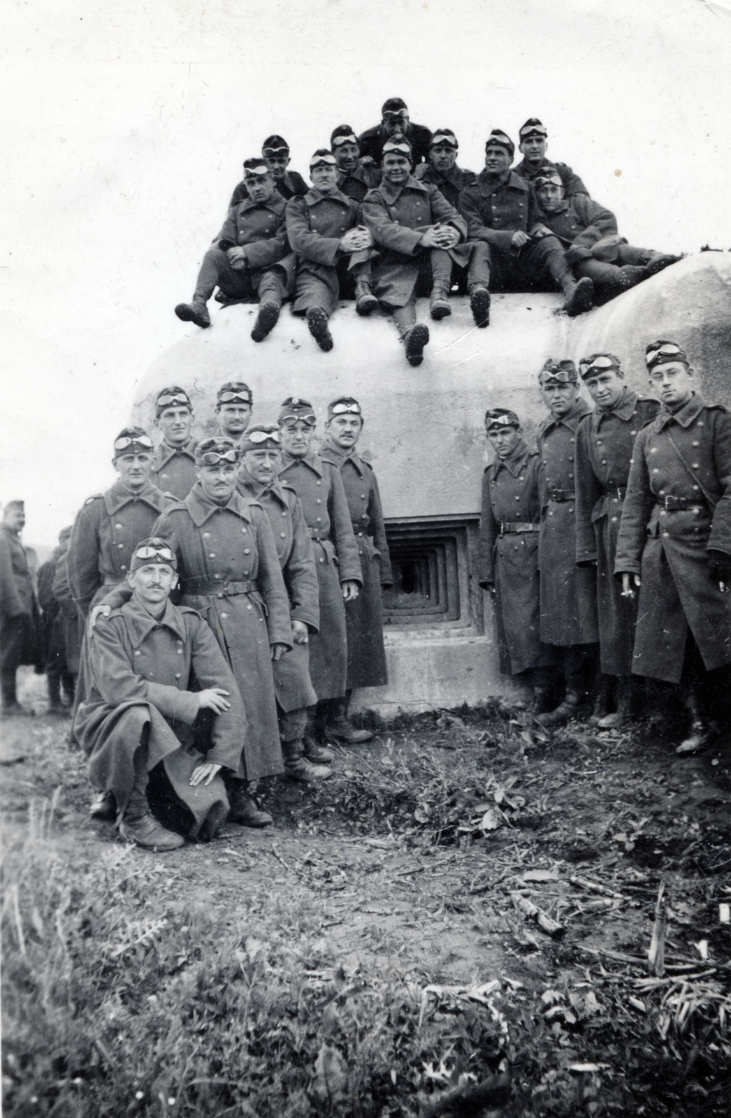 Slovakia, elfoglalt csehszlovák kiserőd., 1940, Kakuk László, soldier, tableau, Fortepan #160288