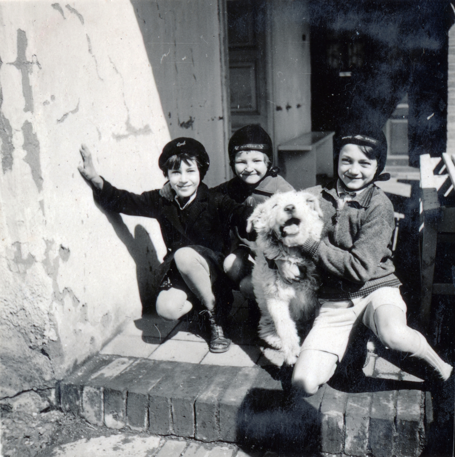 1937, Boda Balázs, dog, kids, Fortepan #160412