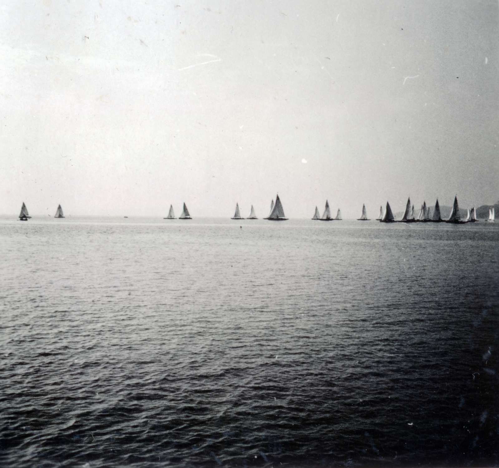 Hungary, vitorlások Balatonfüred térségében., 1938, Boda Balázs, sailboat, Fortepan #160504