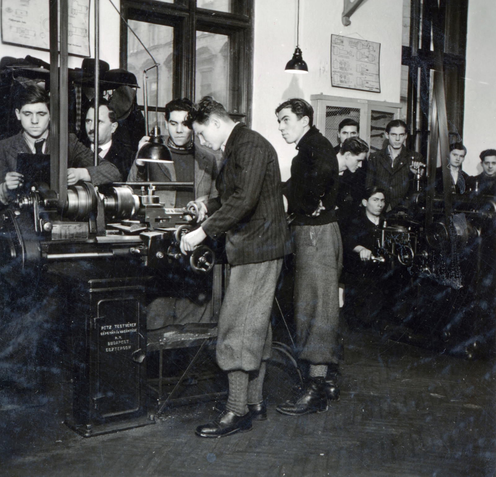 1939, Boda Balázs, műhely, tanműhely, oktatás, Fortepan #160523