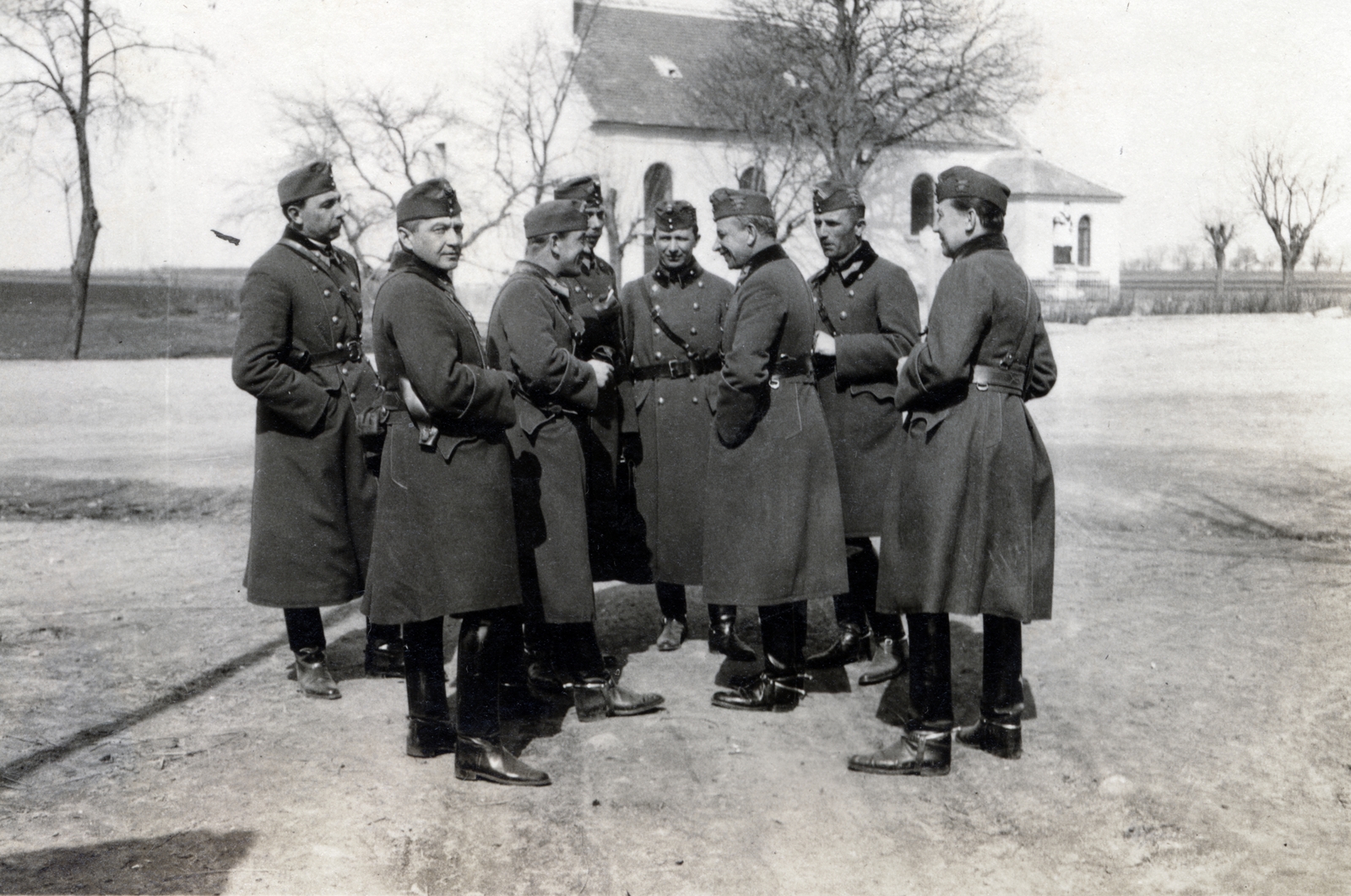 1931, Boda Balázs, military, talks, officer, Fortepan #160551