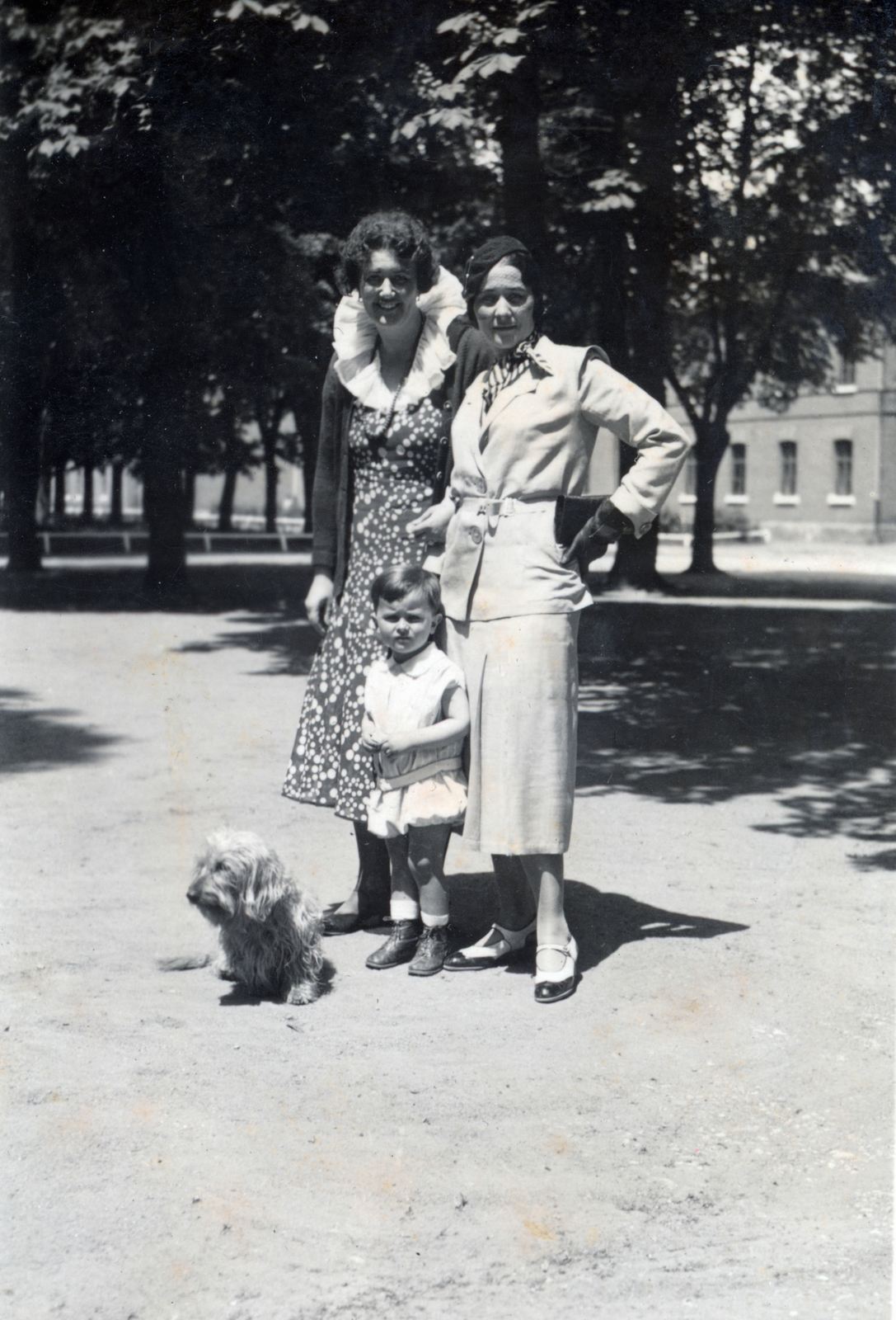 1932, Boda Balázs, dog, women, Fortepan #160588