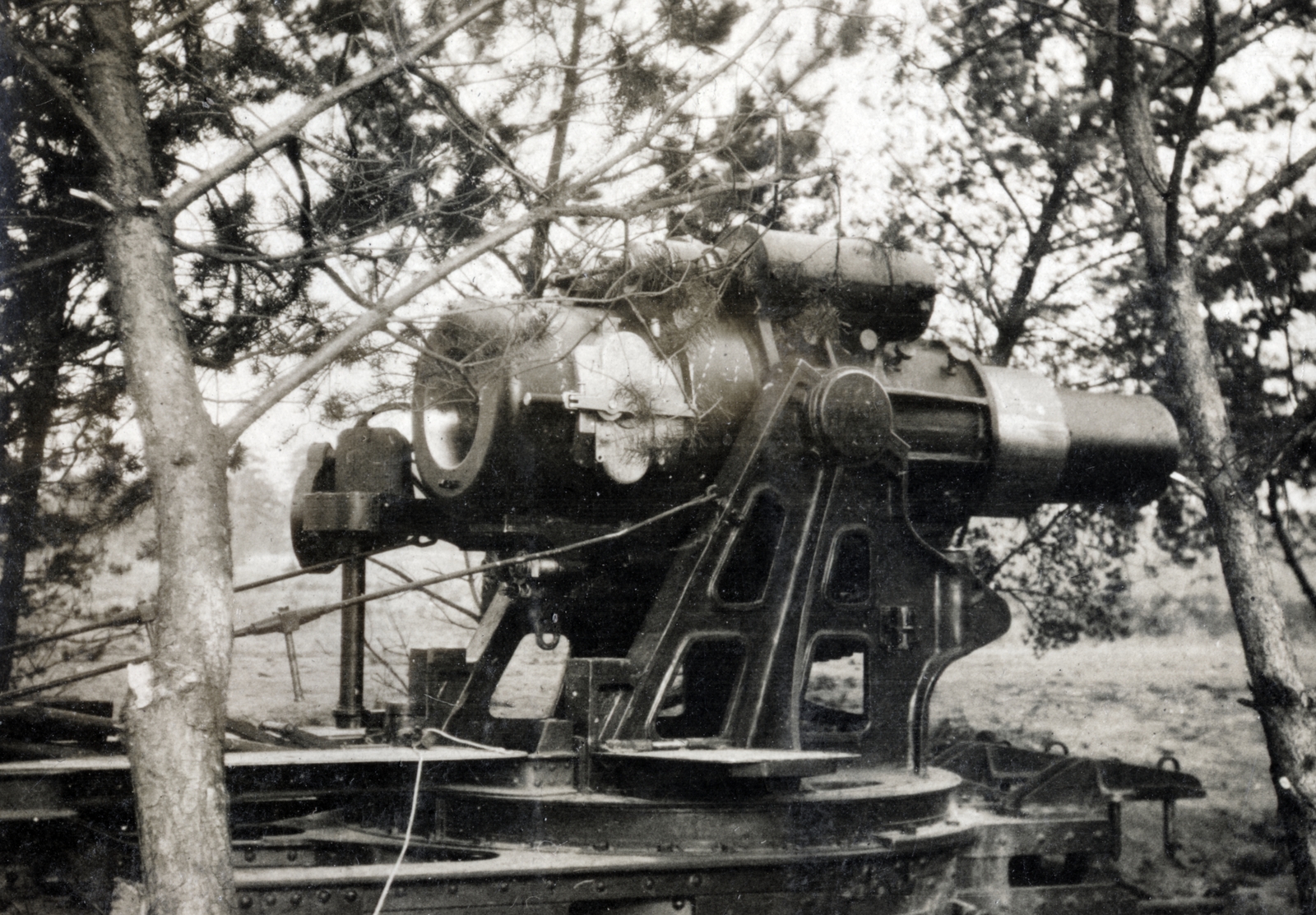 1922, Boda Balázs, cannon, Skoda-brand, Skoda 30.5, Fortepan #160759