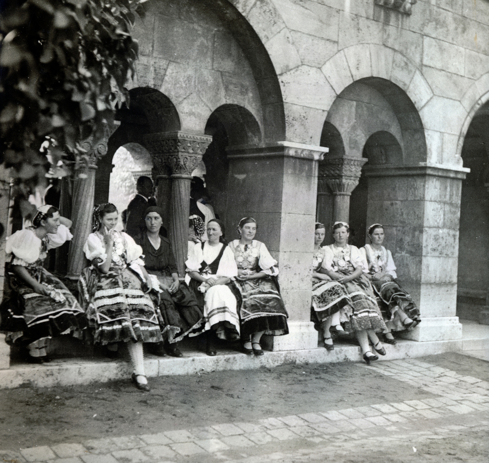 Hungary, Halászbástya, Budapest I., 1936, Zsembery Bendegúz, Budapest, Fortepan #160912
