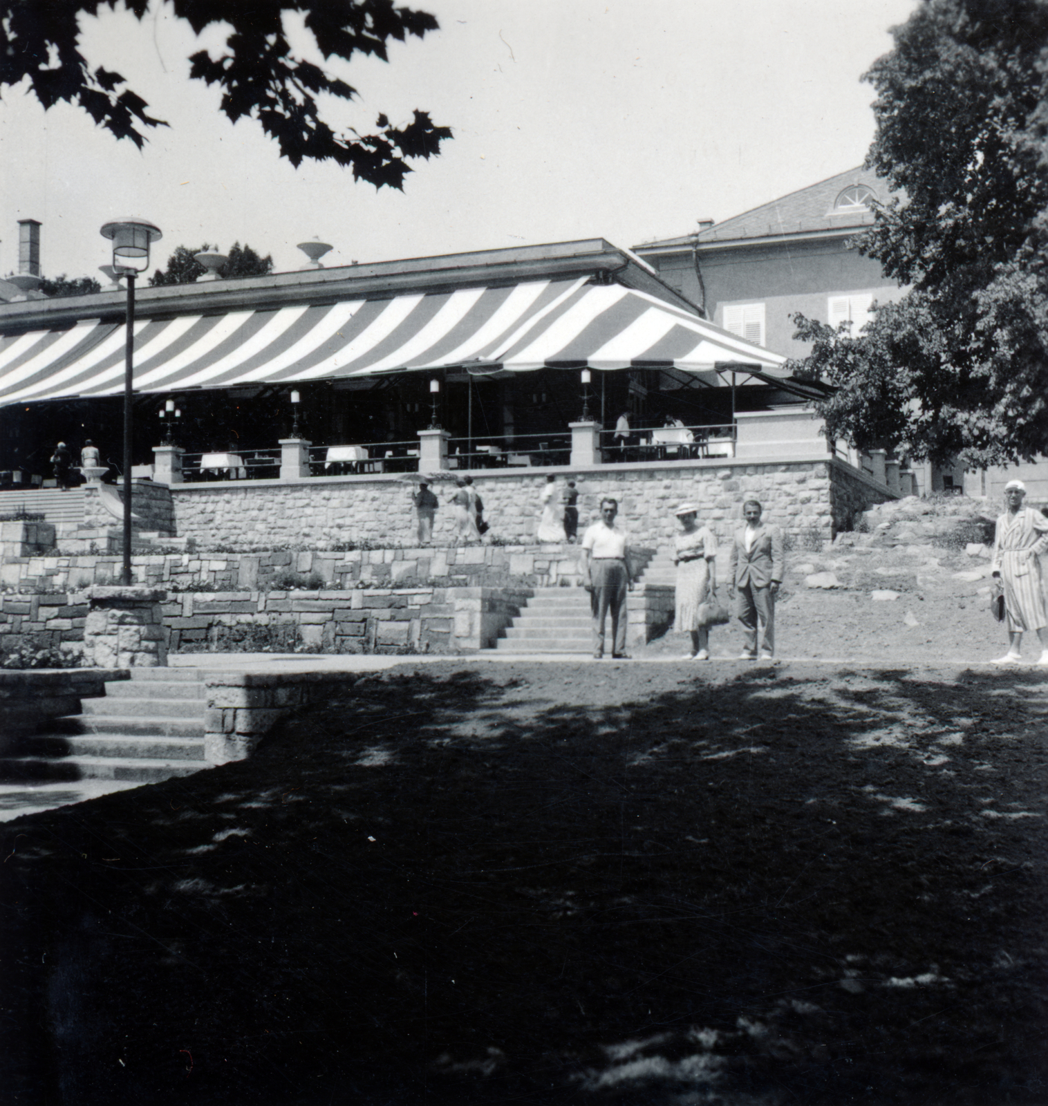 Hungary, untitled, Parádfürdő, Freskó étterem., 1936, Zsembery Bendegúz, Fortepan #160923