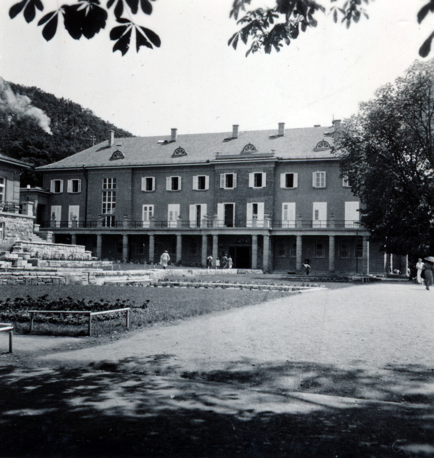 Magyarország, Parádfürdő, Parád, Gyógyüdülő, ma Parádfürdői Állami Kórház., 1936, Zsembery Bendegúz, gyógyintézmény, Fortepan #160924