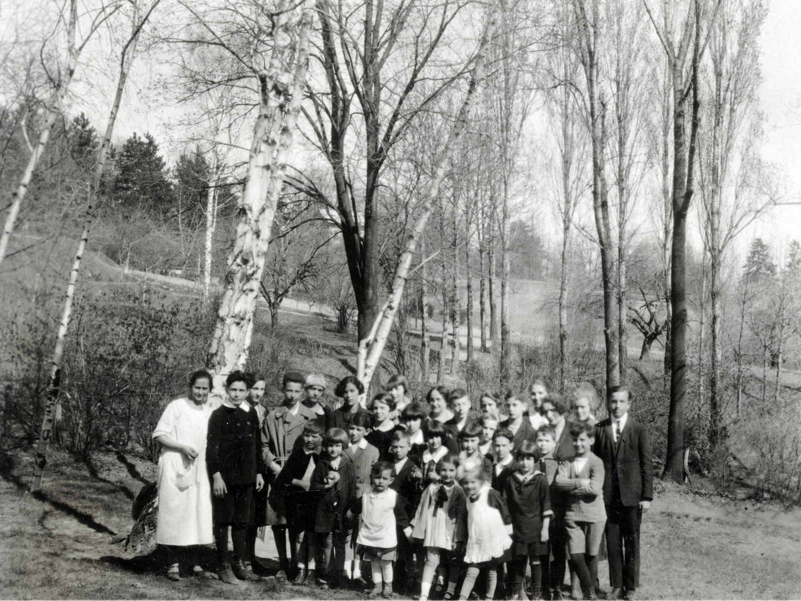 Magyarország, Budapest XII., Zugliget, Remete út 18., Dr. Révész Margit Gyermekszanatórium., 1930, Nagy Krisztina - Nagy Boldizsár, Budapest, csoportkép, gyerekek, Fortepan #161040