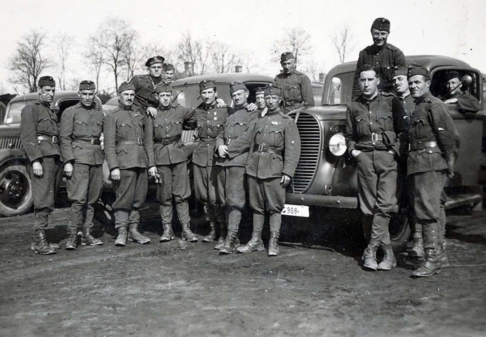 1941, Márk Iván, Ford G917T, teherautó, Fortepan #161310