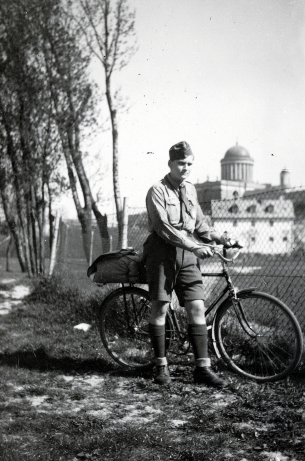 1939, Korbuly család, caps, bicycle, shorts, Fortepan #161553