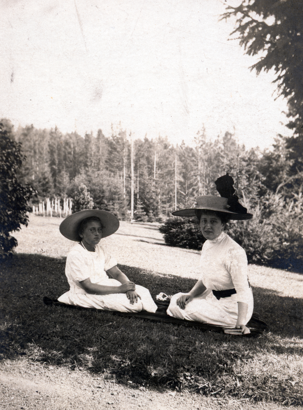 1911, Korbuly család, picnic, women, hat, Fortepan #161580