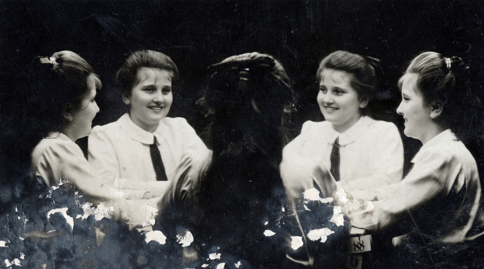 1925, Korbuly család, talks, girls, Fortepan #161611
