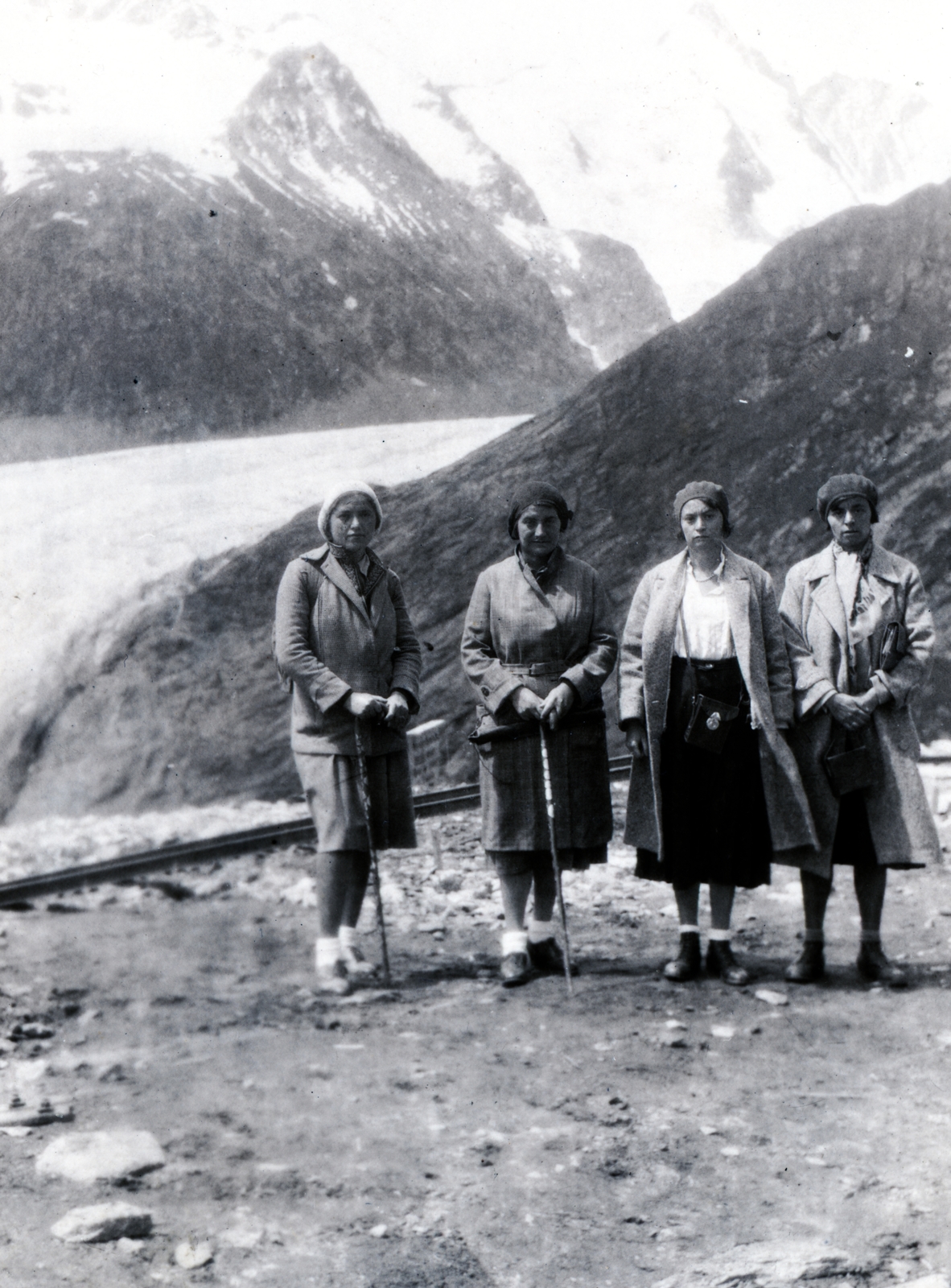 Austria, Grossglockner, balra a Pasterze gleccser.., 1931, Korda Judit, Fortepan #161771
