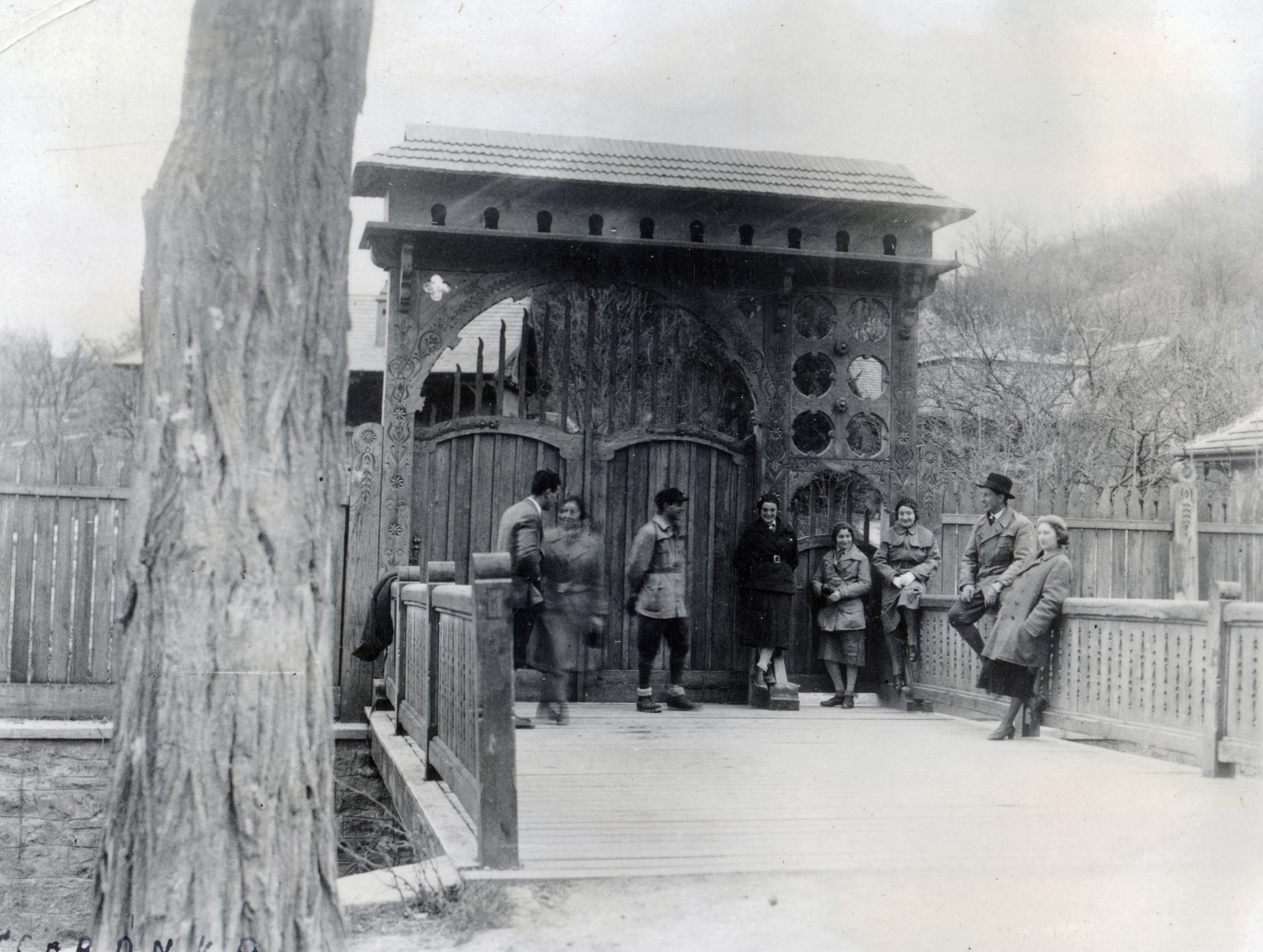 1930, Korda Judit, sekler gate, Fortepan #161791