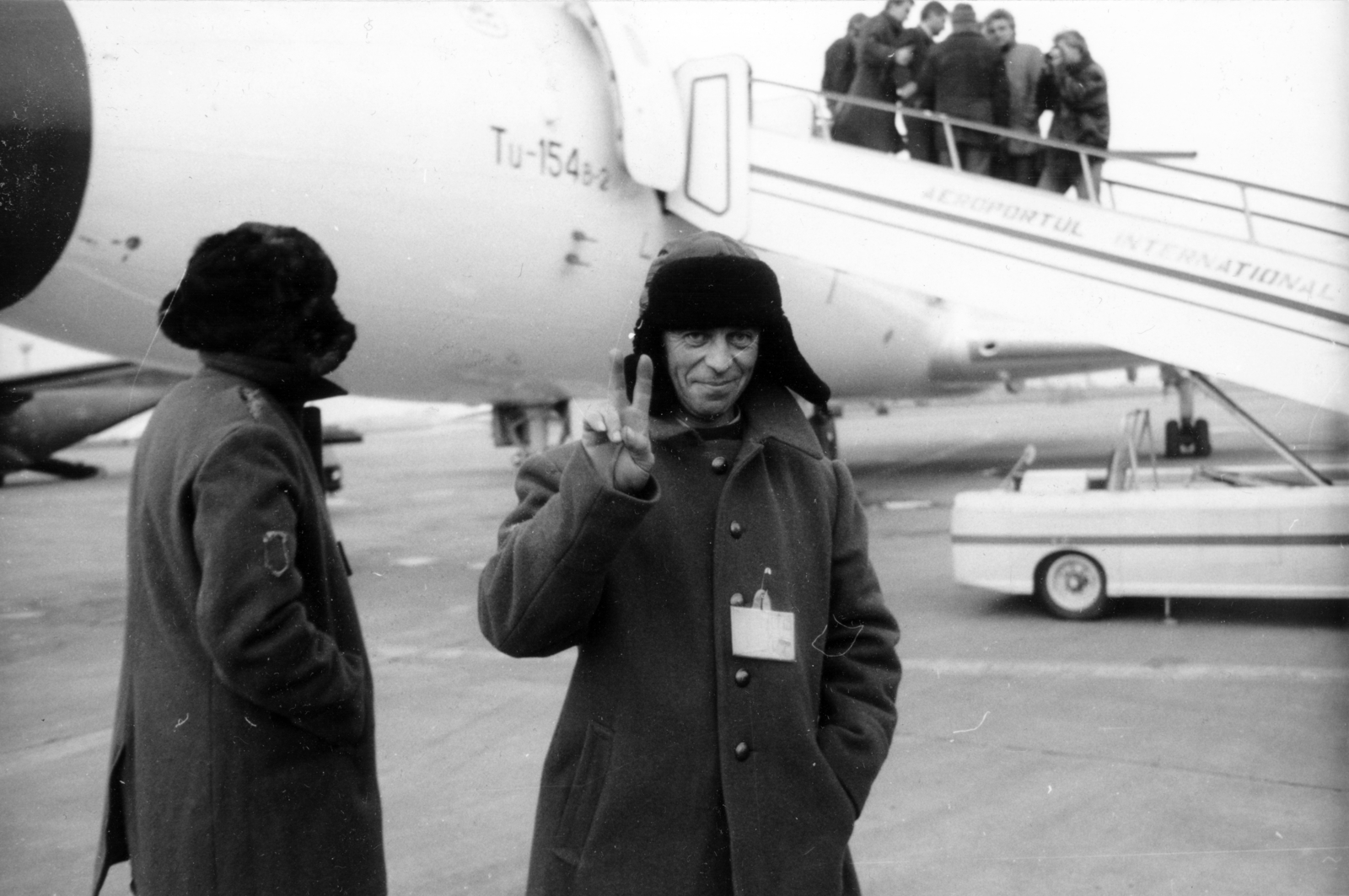 Romania, Henri Coandă (korábban Bukarest Otopeni) nemzetközi repülőtér. A felvétel a romániai forradalom idején készült., 1989, Nagy Z. László, Romanian revolution, regime change, Fortepan #162195