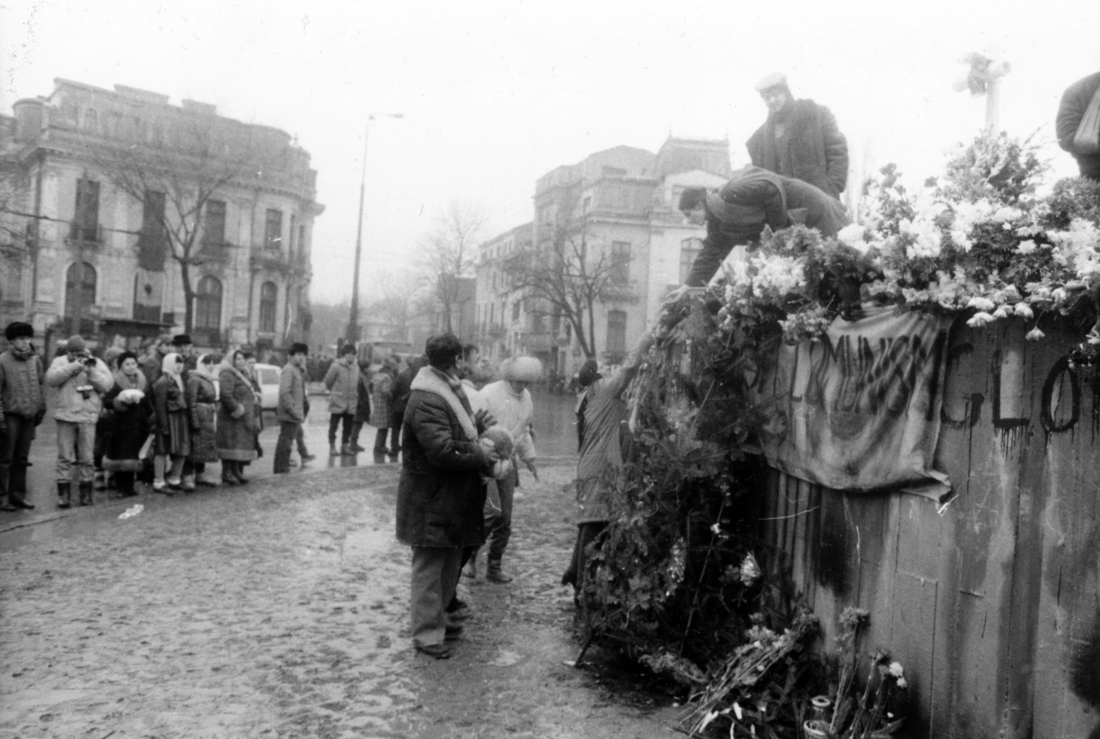 1989, Nagy Z. László, Romanian revolution, regime change, Fortepan #162217
