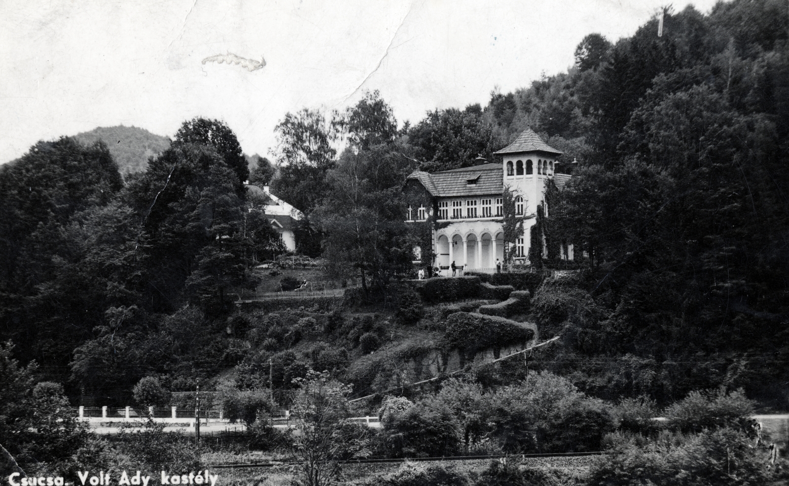 Románia,Erdély, Csucsa, a Boncza-kastély., 1941, Iharos Sándor, Fortepan #162469