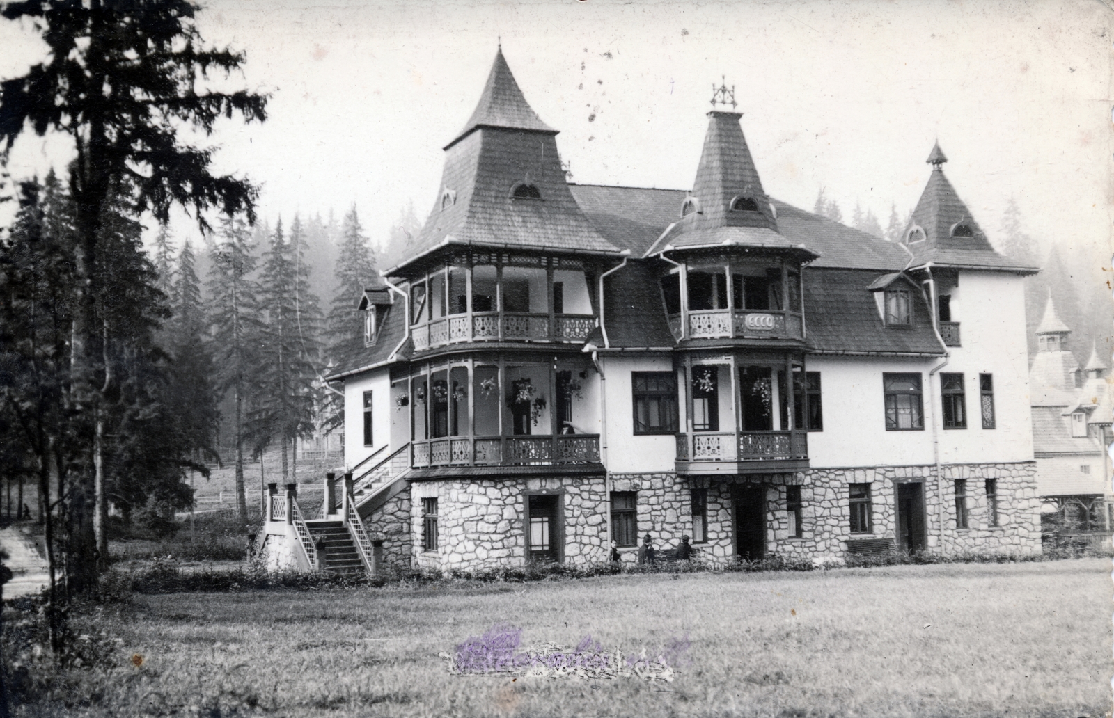Romania,Transylvania, Borsec, Barabás (Echo) villa., 1943, Iharos Sándor, Fortepan #162497