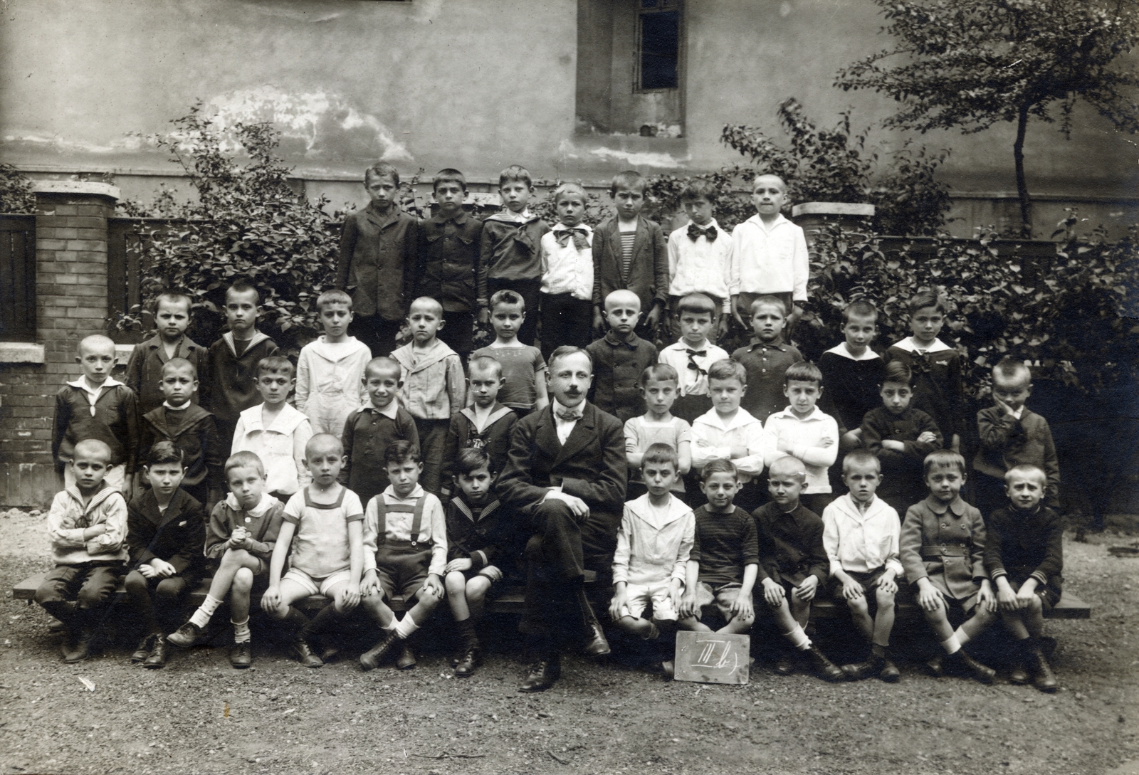 1920, Gara Andor, class photo, Fortepan #162566