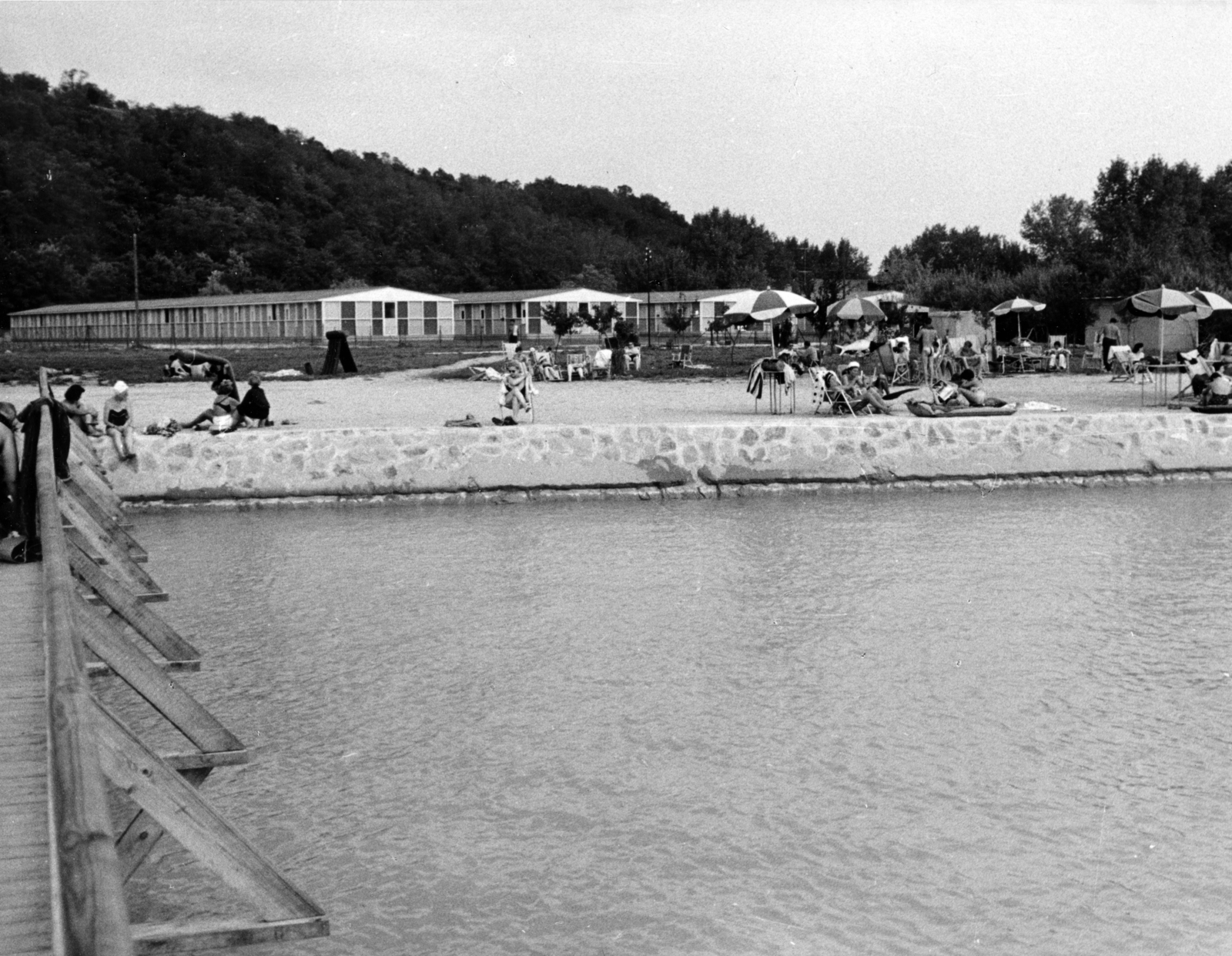 Hungary,Lake Balaton, Tihany, Motel., 1962, Gara Andor, Fortepan #162583