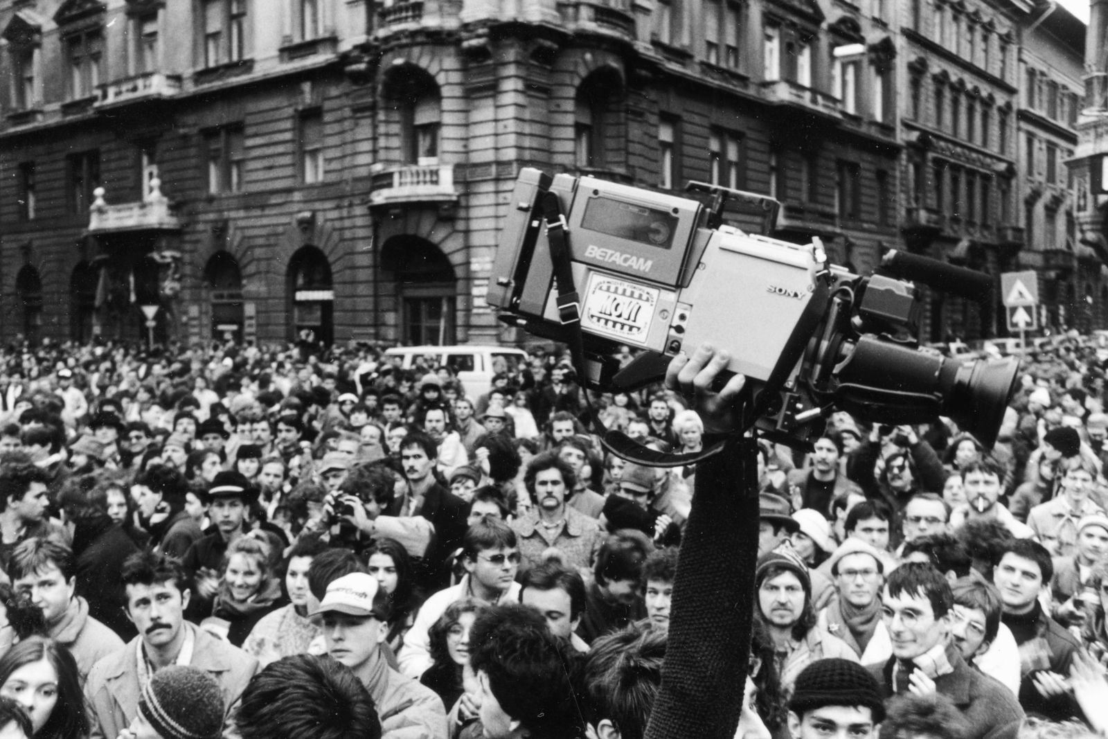 1988, Horváth Ernő, strike, regime change, Fortepan #162790