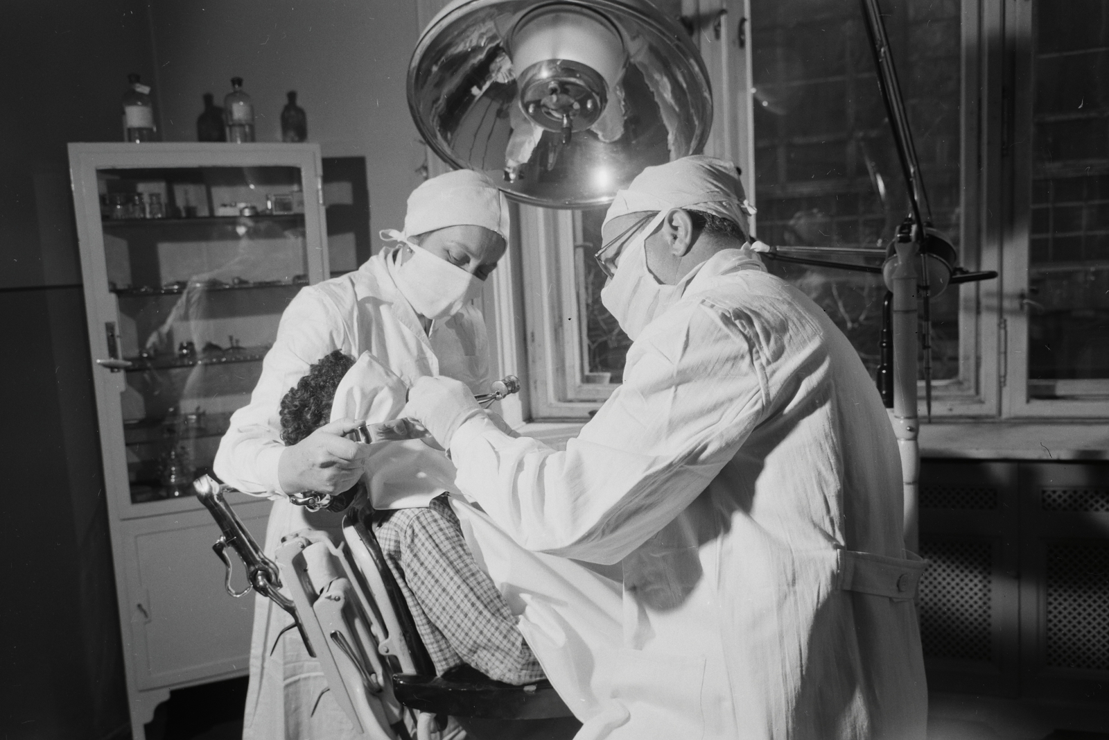 1958, Kotnyek Antal, interior, dentist, doctor's office, dentist, Fortepan #16280